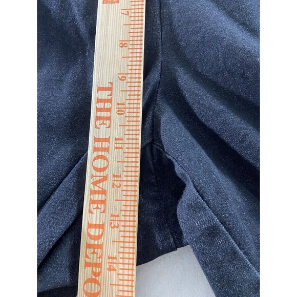 Alfred Dunner Womens Pants 22w Black Denim Pull On Cropped Ankle Slash Pockets - Picture 5 of 7